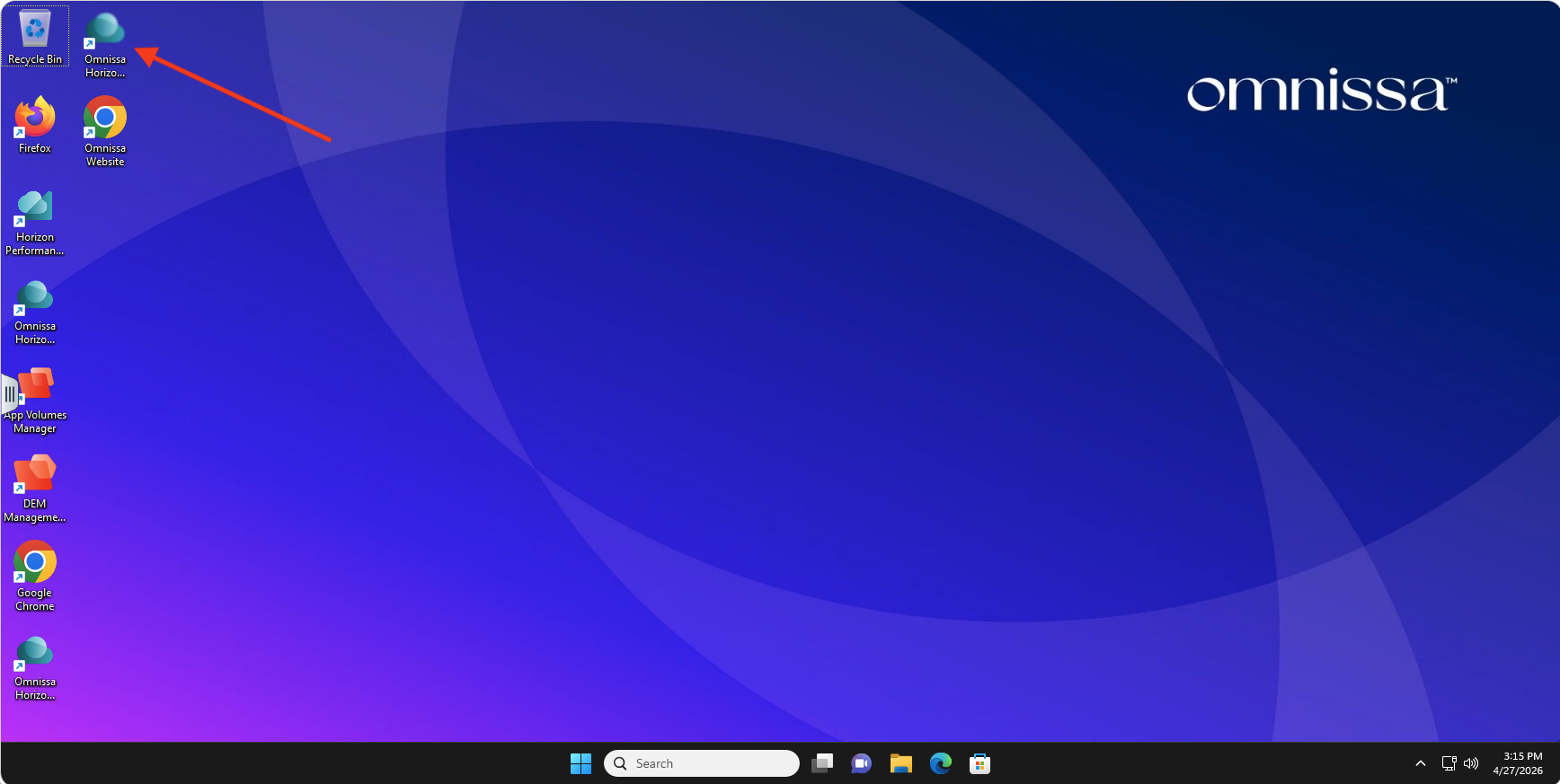 Horizon Desktop Console Click